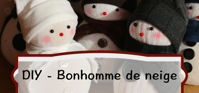 Vidéo DIY – Bonhomme de neige en Chaussette