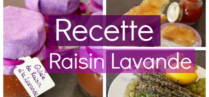 Recette – Gelée de Raisin blanc à la Lavande