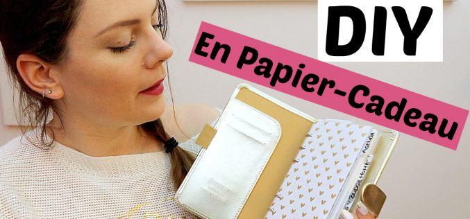 DIY Agenda – Faire des intercalaires en papier cadeau | Personnaliser son agenda