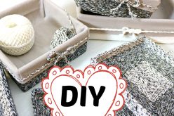 DIY – Comment Faire des Petits Paniers en Ficelle | Tuto déco panier et plateau avec de la ficelle