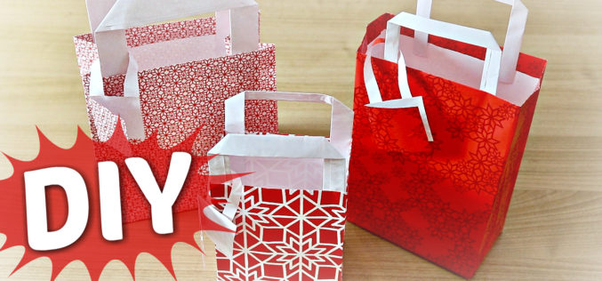 DIY – Comment faire un sac en papier cadeau | tuto IKEA de Noël pliage pour faire un sachet cadeau