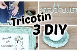 DIY – 3 Décorations en Tricotin pour la chambre de Bébé | Tutoriel Tricotin