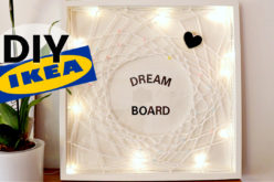 DIY –  Comment Faire un Dreamboard : Tableau de vision positif et attrape rêve lumineux | TUTO IKEA