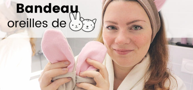 DIY – Bandeau oreilles de Chat, Lapin ou Ourson pour vos cheveux